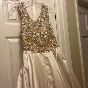 Beautiful sherry hill gown never been used